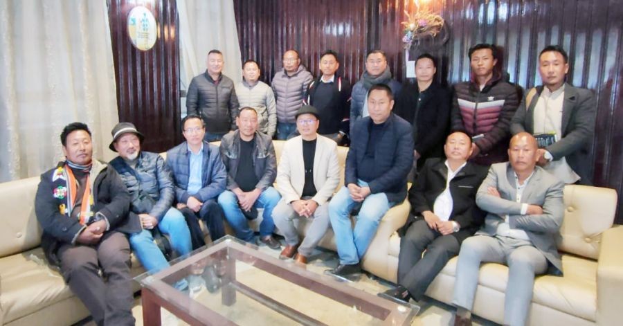 CYF executives with former presidents and advisors